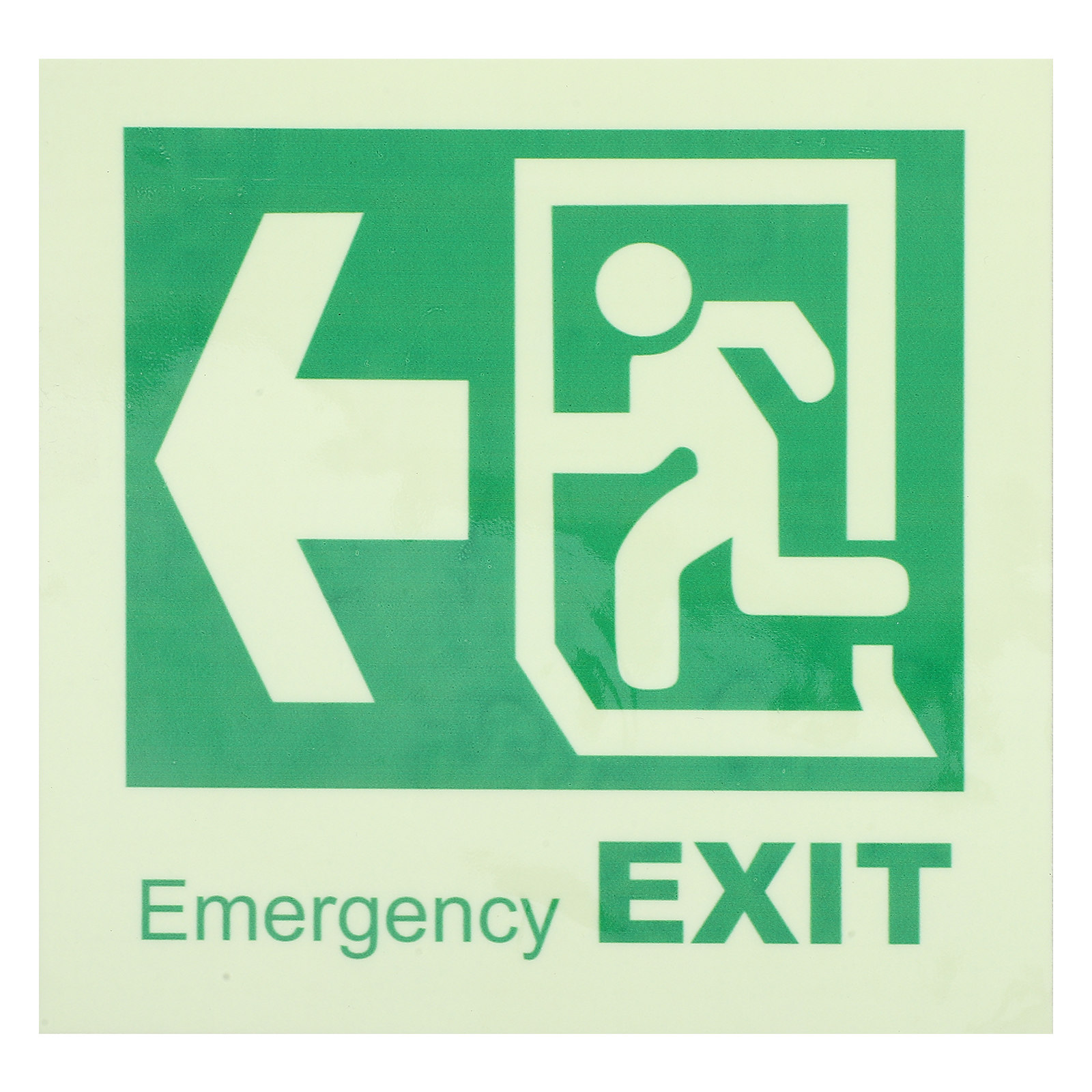 Emergency Exit Sign - Self Adhesive Luminous Emergency Exit Sign