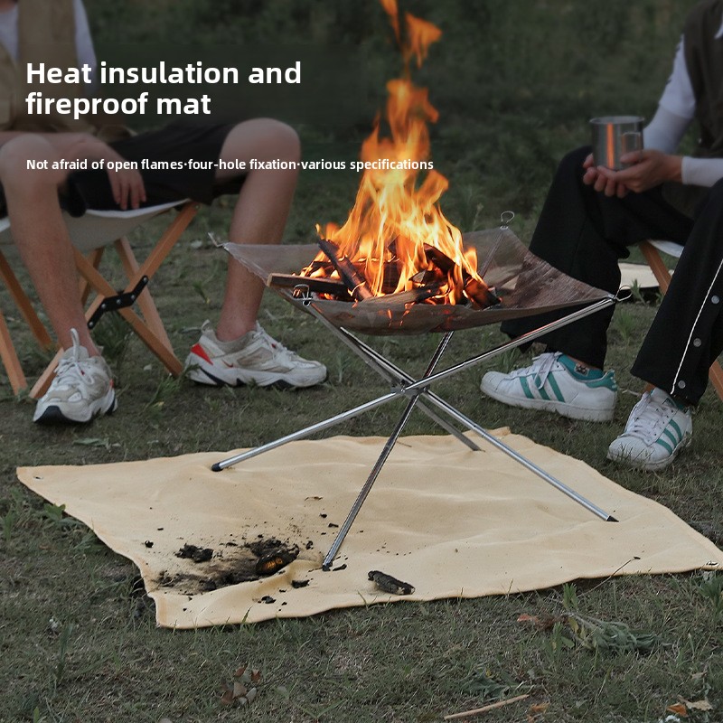 Fire Blanket Kitchen - Outdoor Camping Fireproof Cloth Picnic Barbecue
