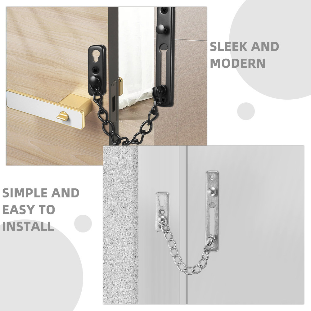 2Pcs Door Security Chain Heavy - Security Chain Door recension och pris