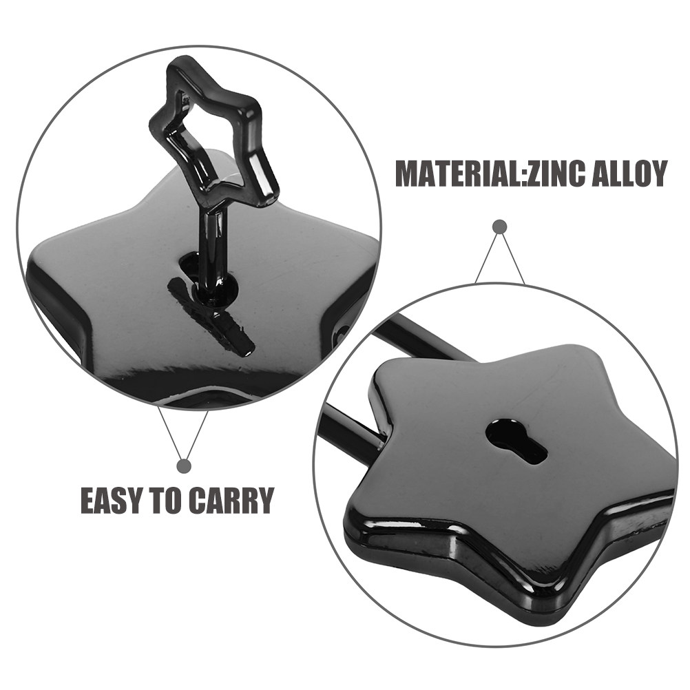 2Pcs Star Alloy Padlocks Noteb - Lockbox Key Secure recension och pris