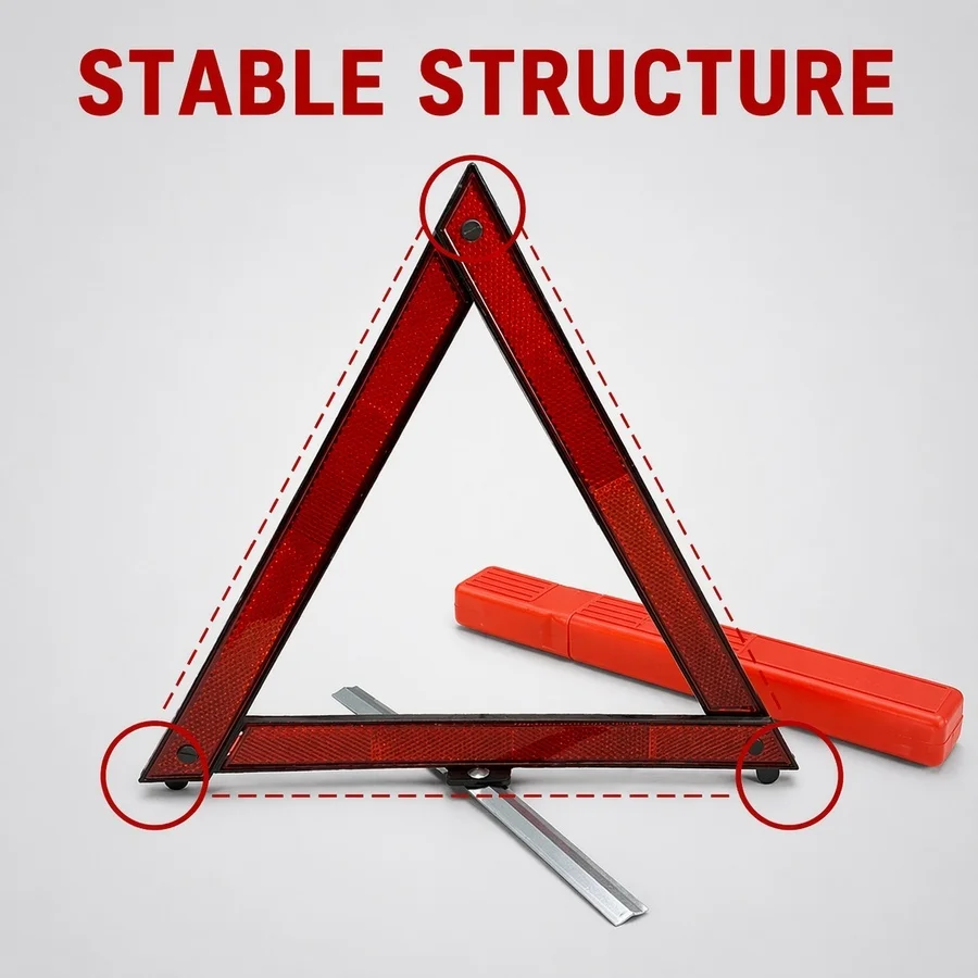 Car Tripod Folded Stop Sign Re - Emergency Exit Sign recension och pris