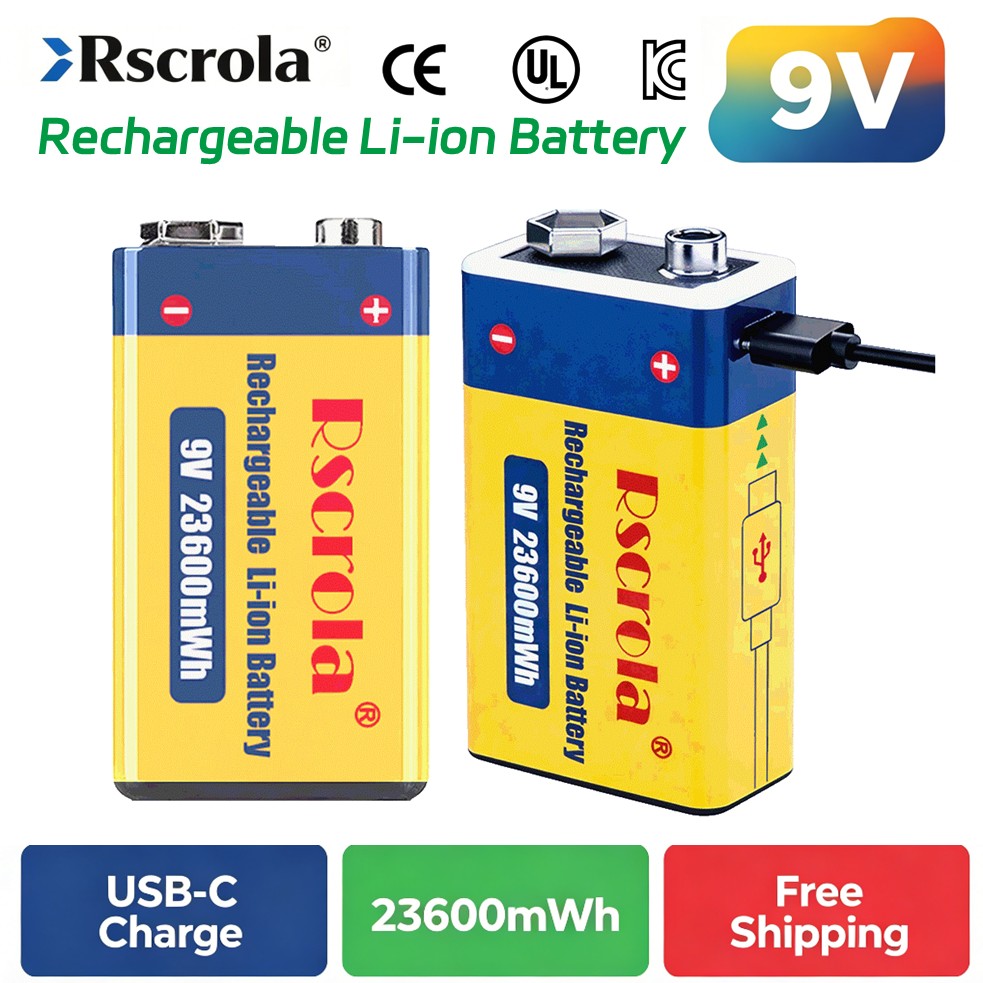 Rechargeable 9V Battery, 23600 - Smoke Detector Interconnected recension och pris