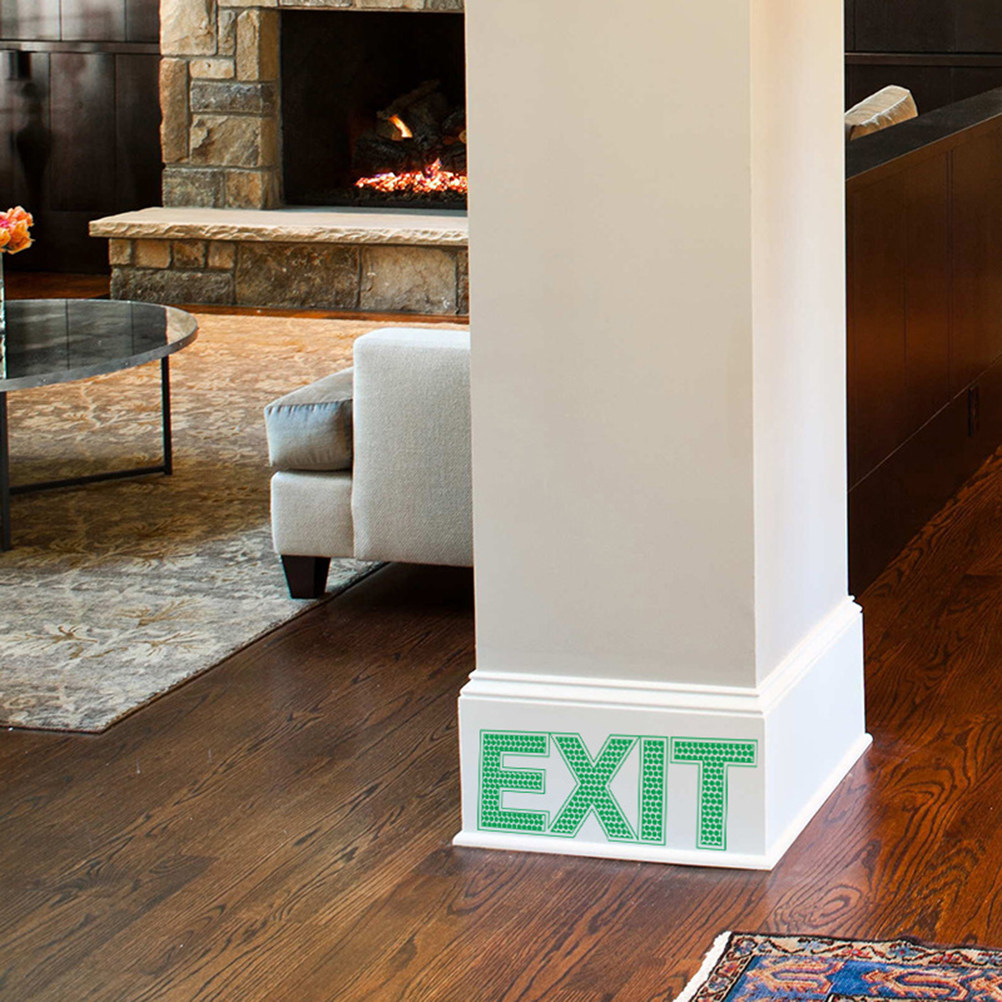Emergency Exit Wall Sticker Lu - Emergency Exit Sign recension och pris