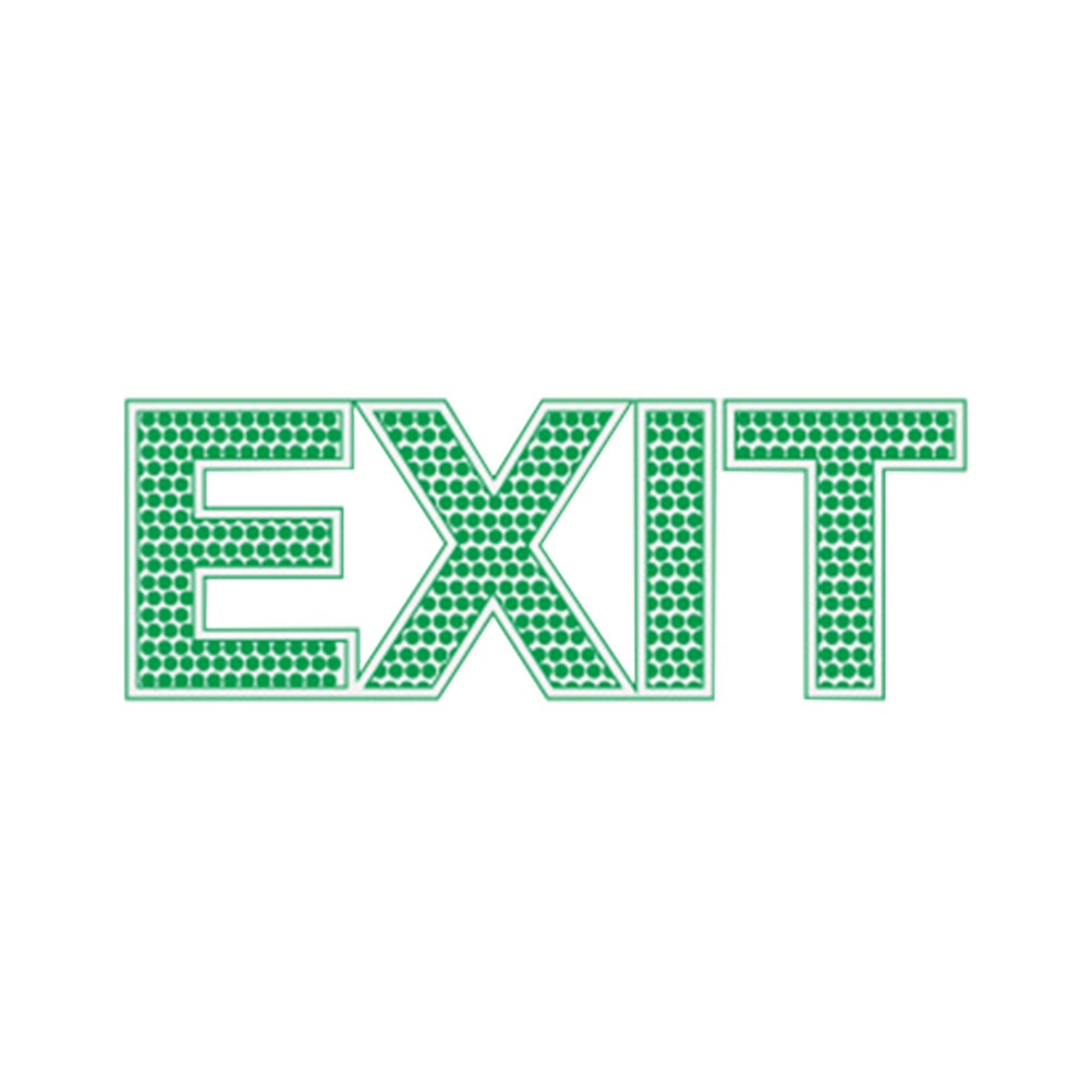 Glow in Dark Exit Wall Sticker - Emergency Exit Sign recension och pris